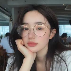블루라이트차단 안경 동그란 청광 시력보호 안경테 (WFK4SMP)