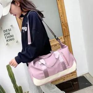 파스텔 보스턴백 ELG024 출장 대용량 패션잡화 빈티지 보스턴