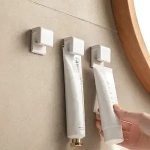 붙이는 무타공 치약 꽂이 치약걸이 클립 홀더_23196273