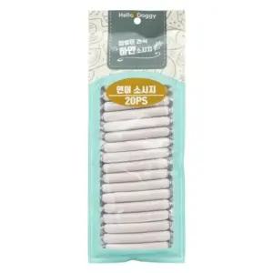 고품질 연어 강아지 소시지 20EA 1P 소세지 댕댕 생선 간식 (W90DEE6)