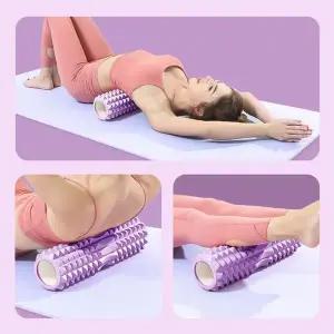 [골드스마일]스트레칭 폼롤러 등근육 종아리 다리 마사지 45cm