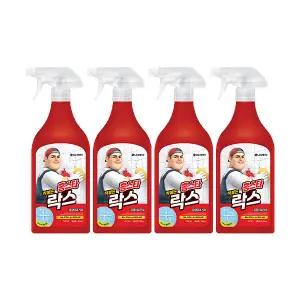 홈스타 맥스프레쉬 착 붙는 락스 500ml, 4개