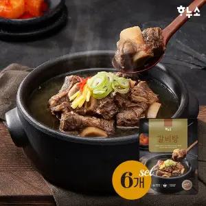 [하누소] 갈비탕700g x 6팩 + 고기소스