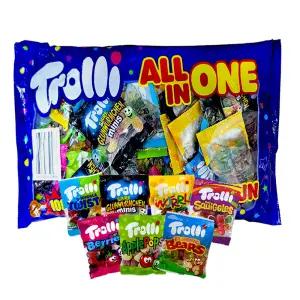Trolli 트롤리 올인원 젤리 1kg 곰 지렁이 젤리