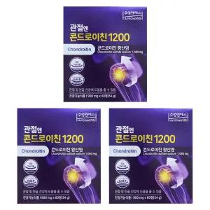 관절엔 콘드로이친1200 900mg 60정 3박스