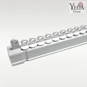 [부자재] 화이트커튼레일 8 size / 이중레일(화이트) 6 size 길이 조절형