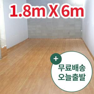 단단애017 (폭180cm x 길이6m) 창고 컨테이너 현장 사무실 비닐 장판 바닥재