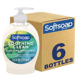 소프트 솝 핸드워시 수딩 클린 알로에 베라 7.5 Fl Oz 6팩