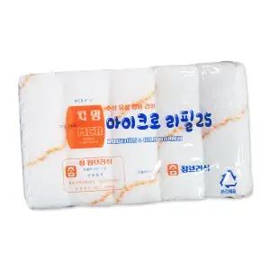 참브러쉬 마이크로리필25 로라 커버 4인치 (5개입)