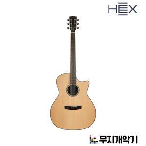 헥스 GA바디 컷어웨이 어쿠스틱 기타 통기타 GA100C M  HEX Grand Auditorium Cutaway Acoustic Guitar