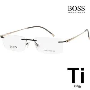 휴고 보스 티타늄 무테 안경테 BOSS1266B 003 명품 초경량