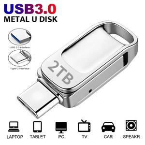 금 USB 플래시 드라이브 고 3.0 메모리 스틱 1TB OTG C타입 인터페이스 512GB Cle U 디스크 어댑터 2TB