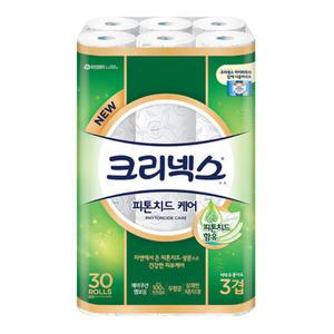 크리넥스 피톤치드 케어 3겹 27m 30롤 1개