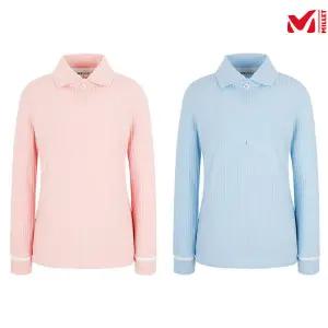 [롯데백화점]밀레 (행사) 23 S/S 여성 골지 LD 르아 집업 카라 티셔츠_MXSST701