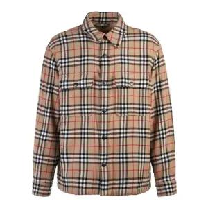 [라벨루쏘]  남성 엠브로이드 울 블랜드 셔츠 자켓 8043839 M CALMORE A7028