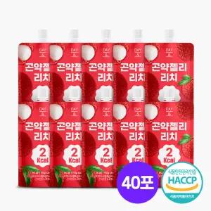 데이앤 2kcal 리치 곤약젤리 150g×40팩