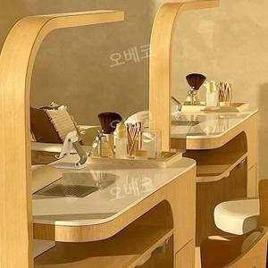 네일샵테이블 시술대 작업책상 가구 조명 탁자 뷰티샵