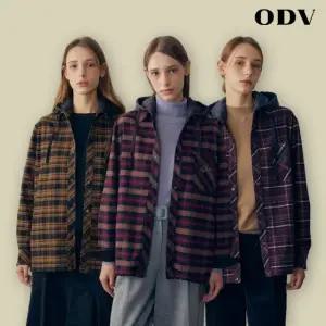 24FW ODV 체크 후드 아우터 1종