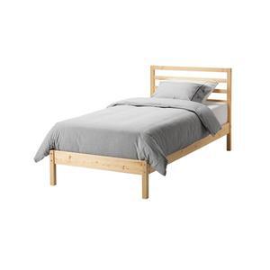[마켓비]이케아 TARVA 타르바 싱글 침대 프레임+갈빗살세트 90x200cm/매트미포함/싱글사이즈