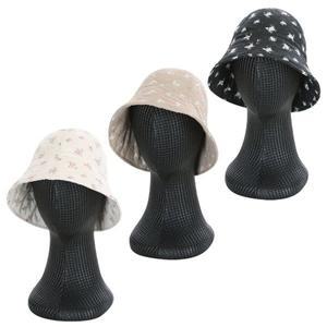 [샵앤SHOP][샵앤] FW신상 여성 방한 퀼팅 잔꽃무늬 벙거지 모자 KM-WH-0796