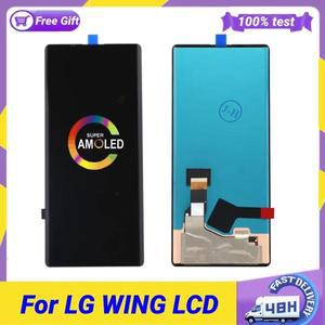 GEEKI 휴대폰 핸드폰 스마트폰 수리 교체 부품 엘지 LG 호환 WING LCD 스크린 교체용 슈퍼 AMOLED 5G 디스