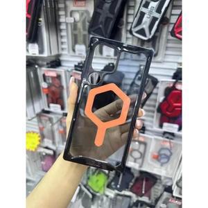 갤럭시 S25 울트라 S24 S23 플러스 Magsafe 케이스 용 Plyo Ice 견고한 U AG 투명 자기 무선 충전 보호 커버