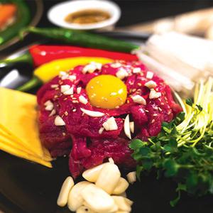 국내산 육회 육사시미 200g/300g/400g 당일작업 [간장소스]