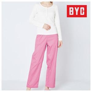 BYC 여성 프리미엄 60수 순면 파자마바지 잠옷바지 NCG2156