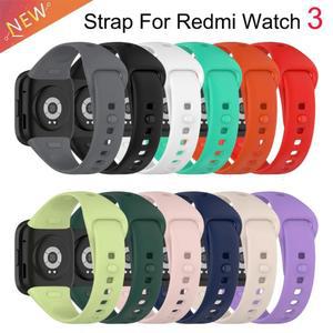Xiaomi Redmi Watch 3 시계 밴드 용 실리콘 스트랩 Redmi Watch 3 스트랩 Correa 교체 팔찌 액세서리