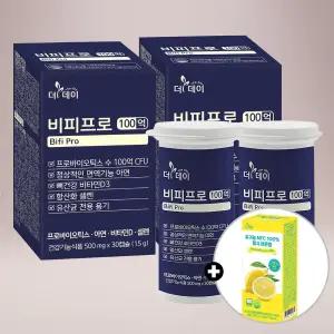 더데이 비피프로 100억 신바이오틱스 30캡슐 x 2개 / 프로바이오틱스 + 3종 프리바이오틱스 (부원료)
