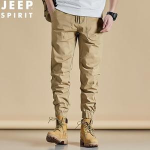 JEEP SPIRIT 지프스피릿 봄여름 멀티포켓 순면 카고 남성 스포츠 캐주얼 긴바지 TR7391