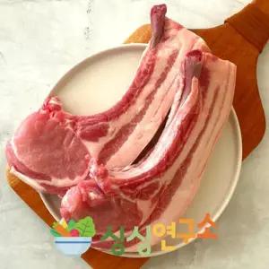 [싱싱연구소][한림맛집직송] 제주 흑돼지 돈마호크 1kg 2대 프랜치랙