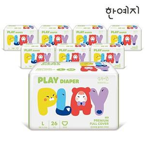 [한예지]한예지 플레이 팬티 기저귀 대형 26매 x 8팩