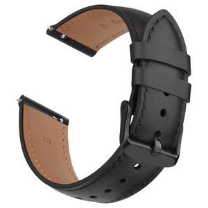 Vancle 퀵 릴리스 정품 가죽 시계 밴드 20mm 22mm 스트랩, 남성용 탑 그레인