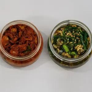 수제 양념 새꼬막무침 400g + 청양부추새꼬막장 400g