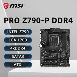 MSI Z790 마더보드 LGA 소켓 인텔 코어 14세대/13세대/12세대 프로세서 i5-12400F CPU DDR4 M.2 NVME ATX