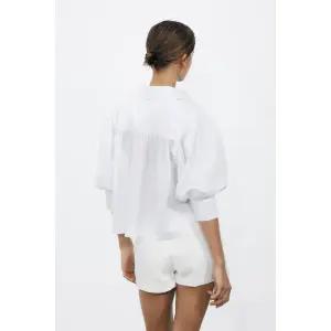 [국내] 자라 ZARA WOMAN COLLECTION 포플린 벌룬 슬리브 셔츠 - 화이트 2731/082/250 5346960