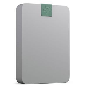 Seagate 울트라 터치 HDD 5TB 외장 하드 드라이브 - 15mm, 페블 그레이, 소비자 후 재활용 소재, 그리고 마일리오, 구조 서비스(STMA5000400)