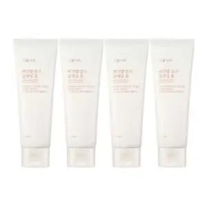 식물나라 뽀얀쌀 맑은 클렌징폼 120mL 4개