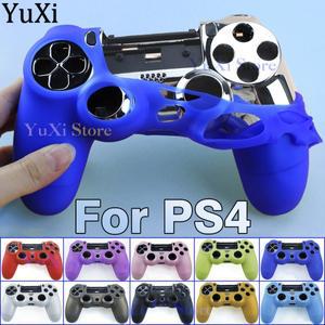 PS4 하우징 케이스 용 1Pc 실리콘 커버 PlayStation 4 게임 패드 컨트롤러 쉘 미끄럼 방지 보호 스킨
