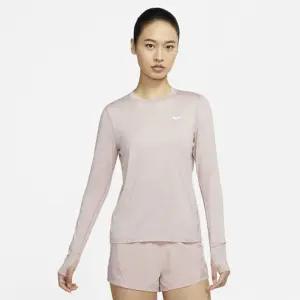 나이키 여성 드라이핏 엘리멘트 크루넥 긴팔 핑크 CU3278-601