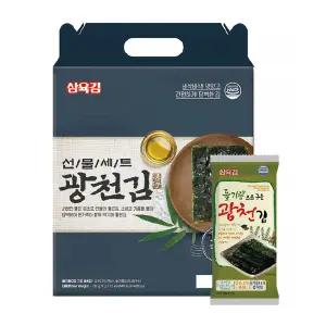 [삼육김]광천3호 들기름으로 구운 광천김(식탁김11gx12봉)