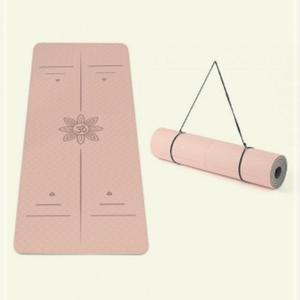 다누스토어 바디픽가이드라인TPE요가매트(핑크) 운동매트 스트레칭매트 에어로빅매트 홈트매트 테스매트