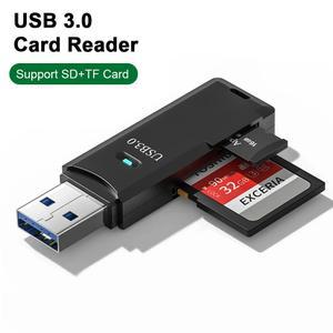 USB 3.0 카드 리더, 2.0SD TF 메모리 어댑터, 노트북 액세서리, 플래시 드라이브 스마트 2 in 1 ,USB Card Reader In 2.0 To SD Memory Adapter For Laptop Accessories Flash Drive Smart Cardreader