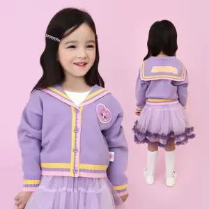 캐치 티니핑 여아용 오로라핑 카라 가디건 원피스세트VI