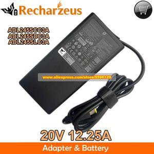 Lenovo ADL245SLC3A 게임용 노트북 전원 공급 장치 용  245W AC 어댑터 20V 12.25A 충전기