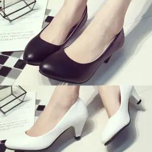 여성구두 기본펌프스 여자하이힐 미들힐 5.5cm