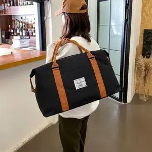 데일리 무드 캐주얼 수납 캔버스 보스턴백 여행가방 보스턴백 트래블백 패션가방