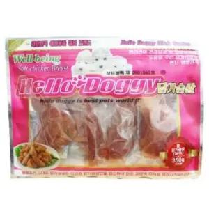 고품질 헬로도기 DHA 닭가슴살바 350g x 10 홍삼 애견영양제 황태 (W995F6F)