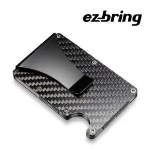 항공소재 형 브링 카본 키워드 카드 머니클립 카본형 항공소재 ez-bring 메탈지갑